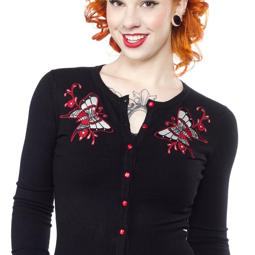 Hell Bunny Scarlett cardigan